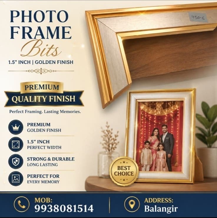 Premium Golden Frame Bits (1.5 Inch)